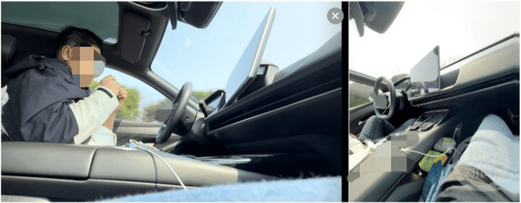 乘客坐顺风车遇司机高速路开智驾脱手剪指甲,平台:已封号,赔偿8元现金券