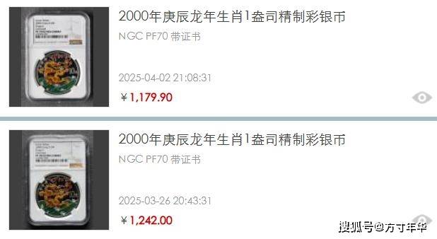 一币爆火,多枚升天!这些龙题材纪念币行情猛涨!